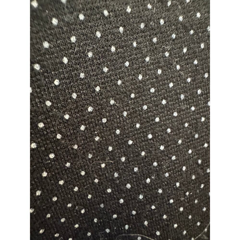 GAP Dress Womens Black White Polka Dot Fit & Flare Dress Retro Size 14 - Picture 4 of 4